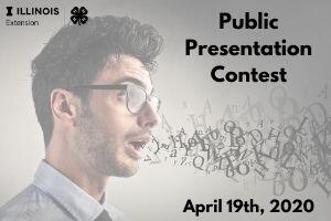 Public Presentation Contest Flyer