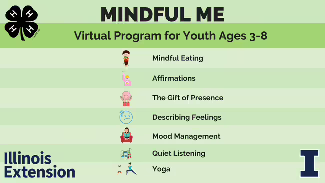 Mindful Me Virtual Program for Youth Ages 3-8