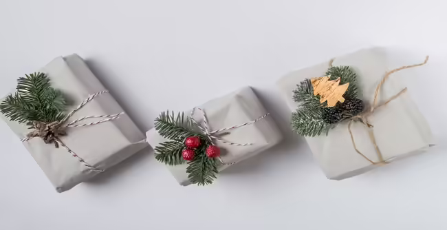 Wrapped presents