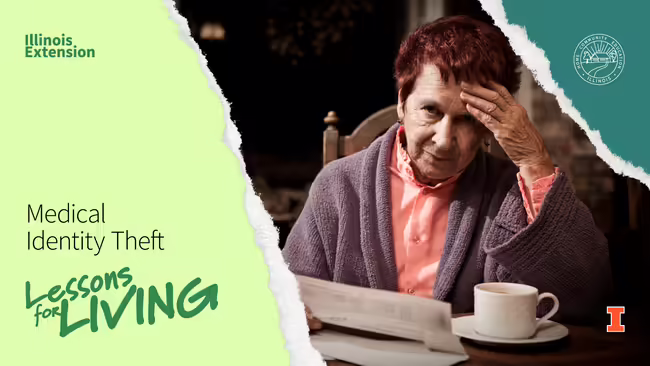 worried woman facing medical identity theft