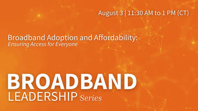 Broadband adoption and affordability