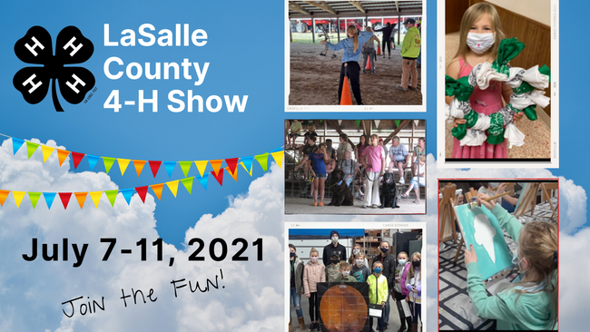 LaSalle County 4-H Show Dates July 7-11