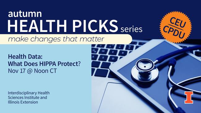 health data, what does HIPPA protect?