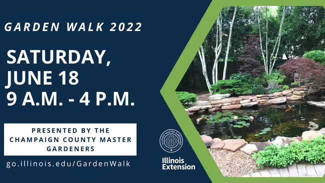 Garden Walk Sat. June 18 9 a.m. - 4 p.m.