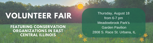 Volunteer Fair Featuring Conservation Organizations in East Central Illinois