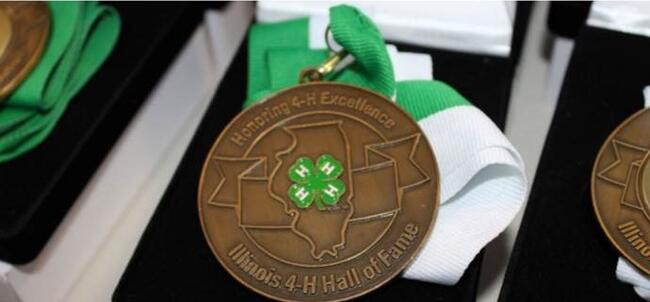Illinois 4-H Hall of Fame Medallion