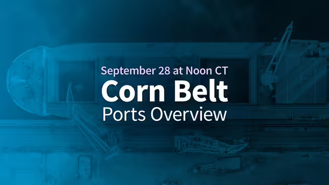 Corn belt ports update: September 28 at noon CT