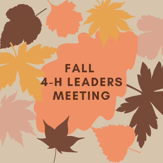 clip art leaves in fall colors on a taupe background