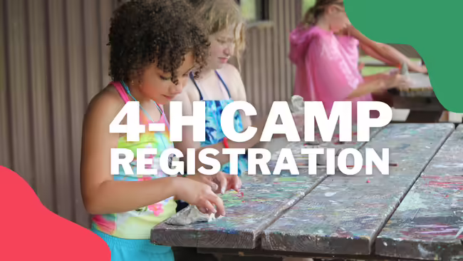 youth painting at a picnic table