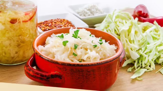 Containers with food in them