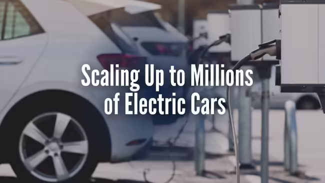 Electric car charging battery