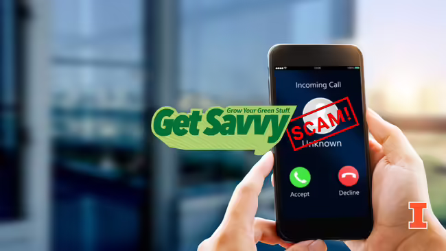 Scam call on cellphone