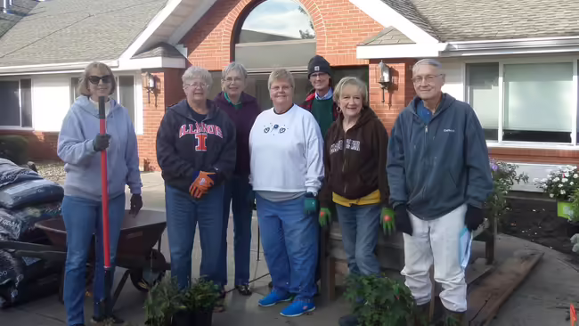 Group of master gardeners