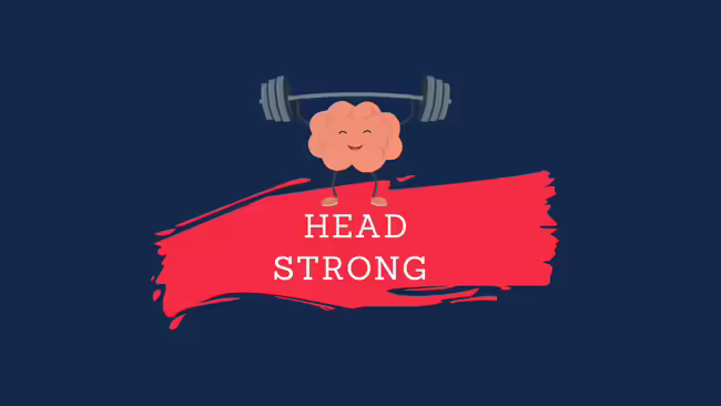 A brain lifting weights.