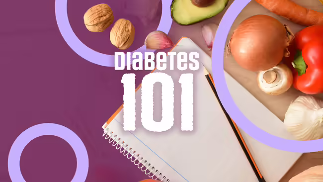 Notebook and food image