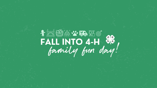 Fall into 4-H: Family fun day