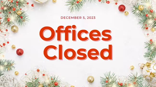 offices closed