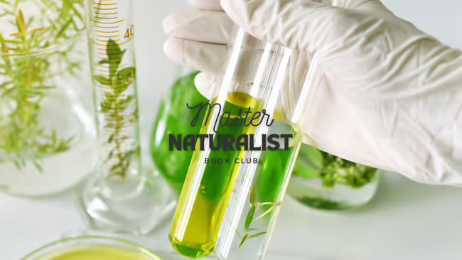 hand in white glove holding clear jar