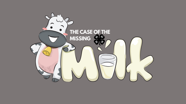 cartoon cow advertising a youth program the case of the missing milk