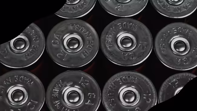 A stack of ammunition.