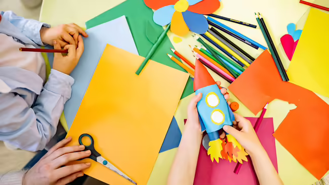arts and crafts with kids