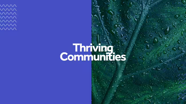 Thriving Communities