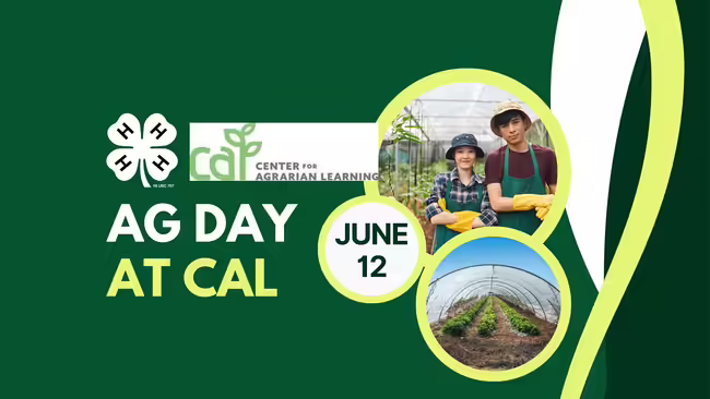 AG Day at CAL June 12 Child gardeners and a garden
