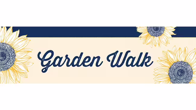Sunflowers Garden Walk 