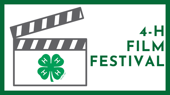 green border with a clapperboard with the 4-H logo in the center