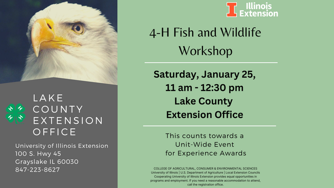 4-H Fish and Wildlife Workshop Lake County