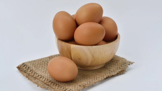 Eggs in a bowl