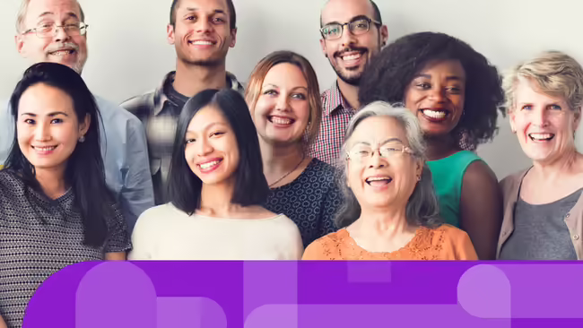 Mental Health Training is for everyone: image of group of adults