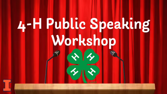 Podium with two microphones