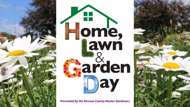 Home, lawn, and garden day logo