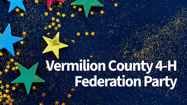 Vermilion County 4-H Federation Party