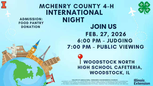 McHenry County 4-H International Night