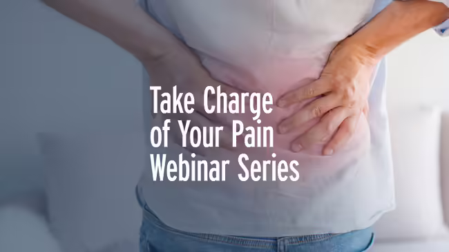 A man with a back pain