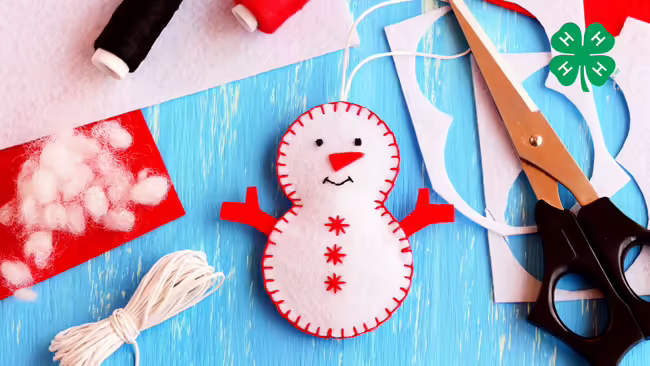 Felt snowman workshop