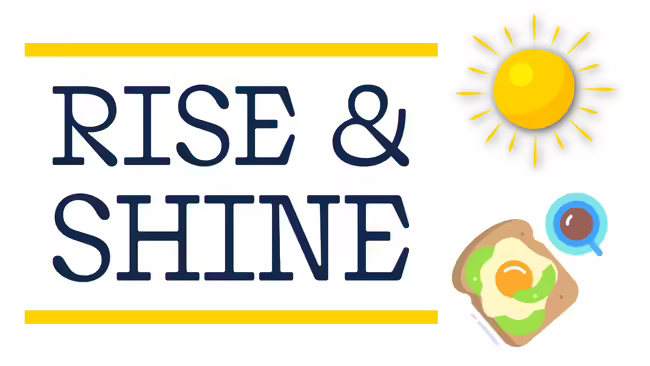 Sun and egg on toast