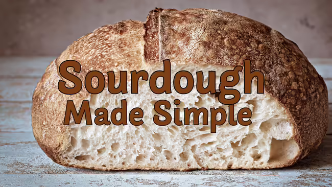 loaf of sourdough bread