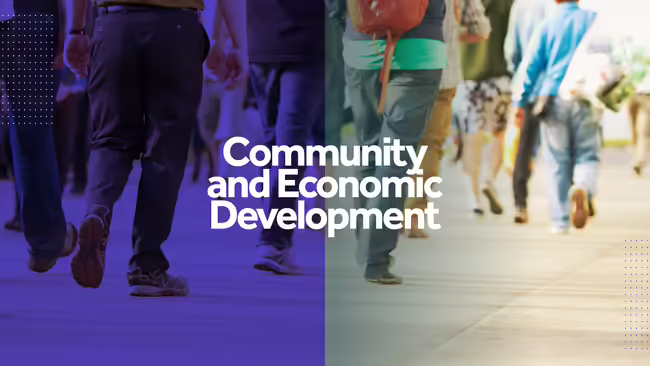 Community and Economic Development graphic