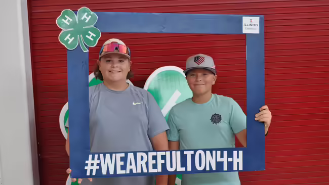 Fulton 4-H members