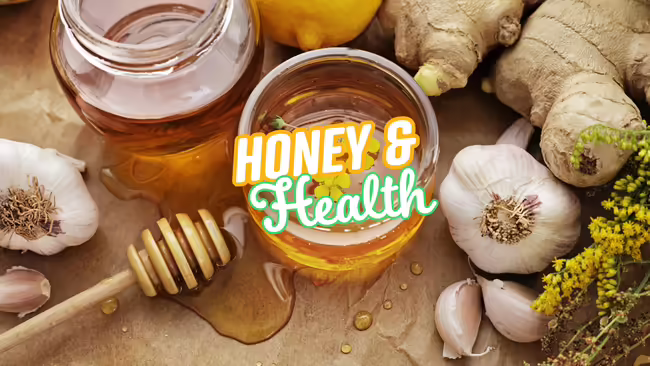 Honey and garlic and ginger