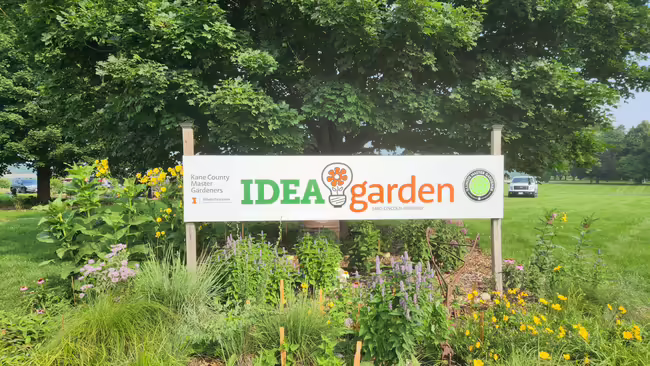 Idea Garden sign