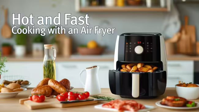 Air fryer in a kitchen