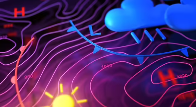 a weather map