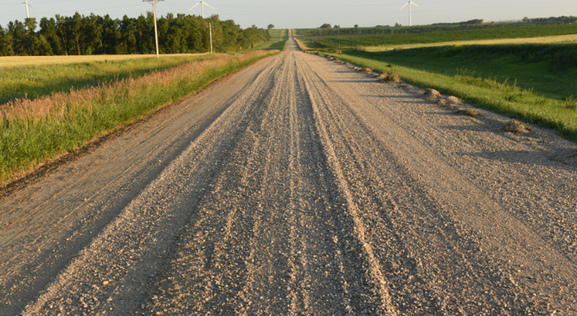 Farm road.