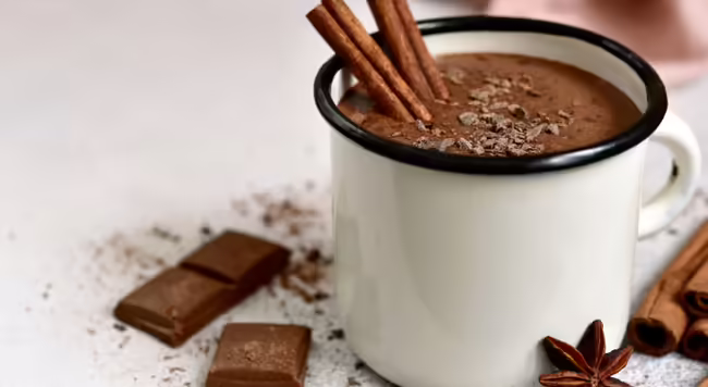 mug of hot chocolate