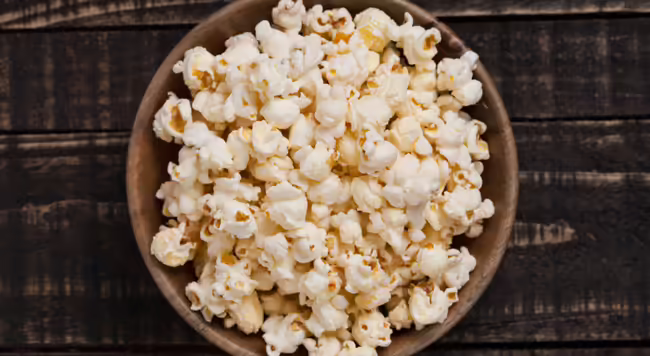 bowl of popcorn