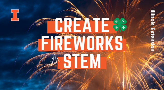 create fireworks with stem info graphic